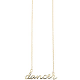Dancer Fine Necklace - Gold