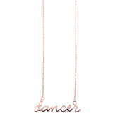 Dancer Fine Necklace - Rose Gold