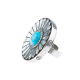 Light Up The Night Statement Ring - Silver