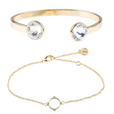 Moments At Midnight Fine Bracelet Duo - Gold