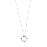 Moments At Midnight Fine Necklace - Silver