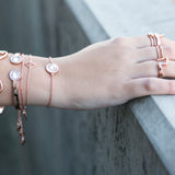 Fine Bracelet Duo Stack - Rose Gold