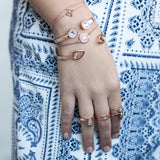 Fine Ring Set Stack - Rose Gold