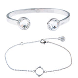 Fine Bracelet Duo Stack - Silver