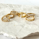 Fine Ring Set Stack - Gold