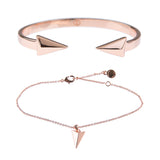Fine Bracelet Duo Stack - Rose Gold