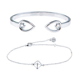 Canopy Of Stars Fine Bracelet Duo - Silver