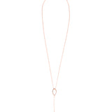 Catch Me If I Fall Fine Necklace - Rose Gold