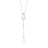 Catch Me If I Fall Fine Necklace - Rose Gold
