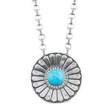 Light Up The Night Statement Necklace - Silver
