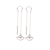 Meet Me In Marrakesh Ear Threads - Silver
