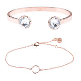 Moments At Midnight Fine Bracelet Duo - Rose Gold