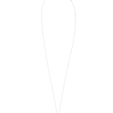 Moments At Midnight Fine Necklace - Silver