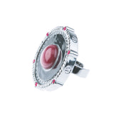 Moments At Midnight Statement Ring - Gunmetal