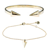 Show Me The Way Fine Bracelet Duo - Gold